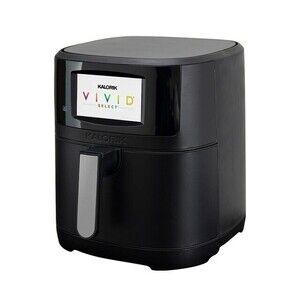 Kalorik VIVID Touch Select 5 Quart Full Color Display Air Fryer Black